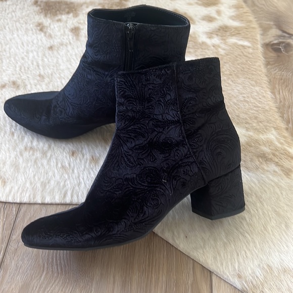 Unisa black fabric ankle boots - Picture 4 of 6